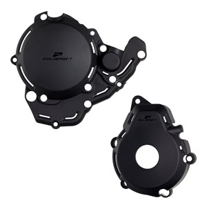 CLUTCH & IGNITION COVER PROTECTOR KTM EXC-F250-350 24-25 BLACK